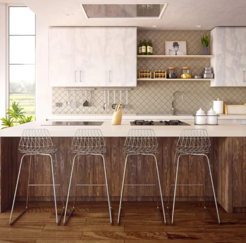 Barra de cocina - Cómo ahorrar espacio gracias a tus muebles - fabrilisestudio.com